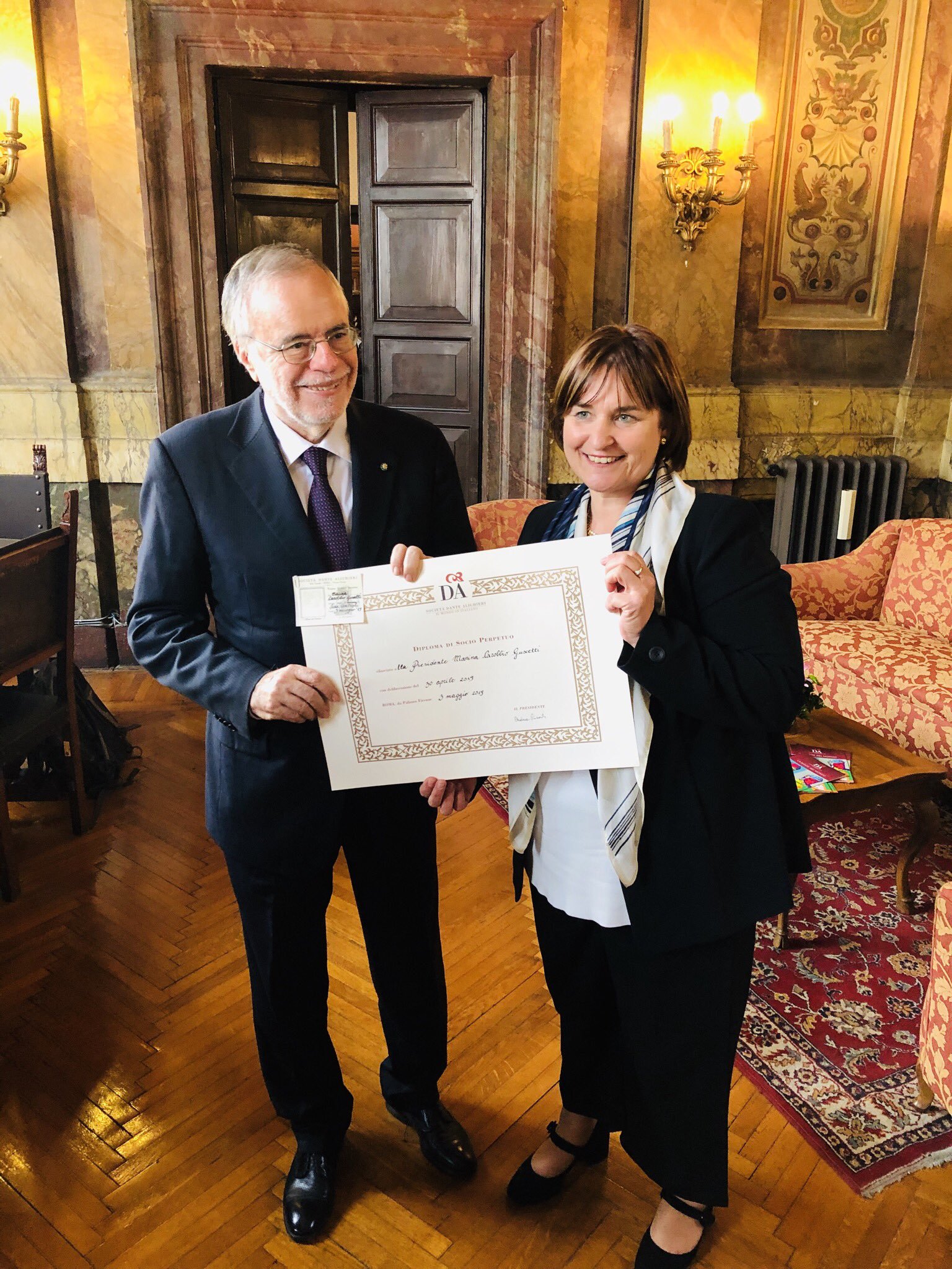 Premiazione Società Dante Alighieri