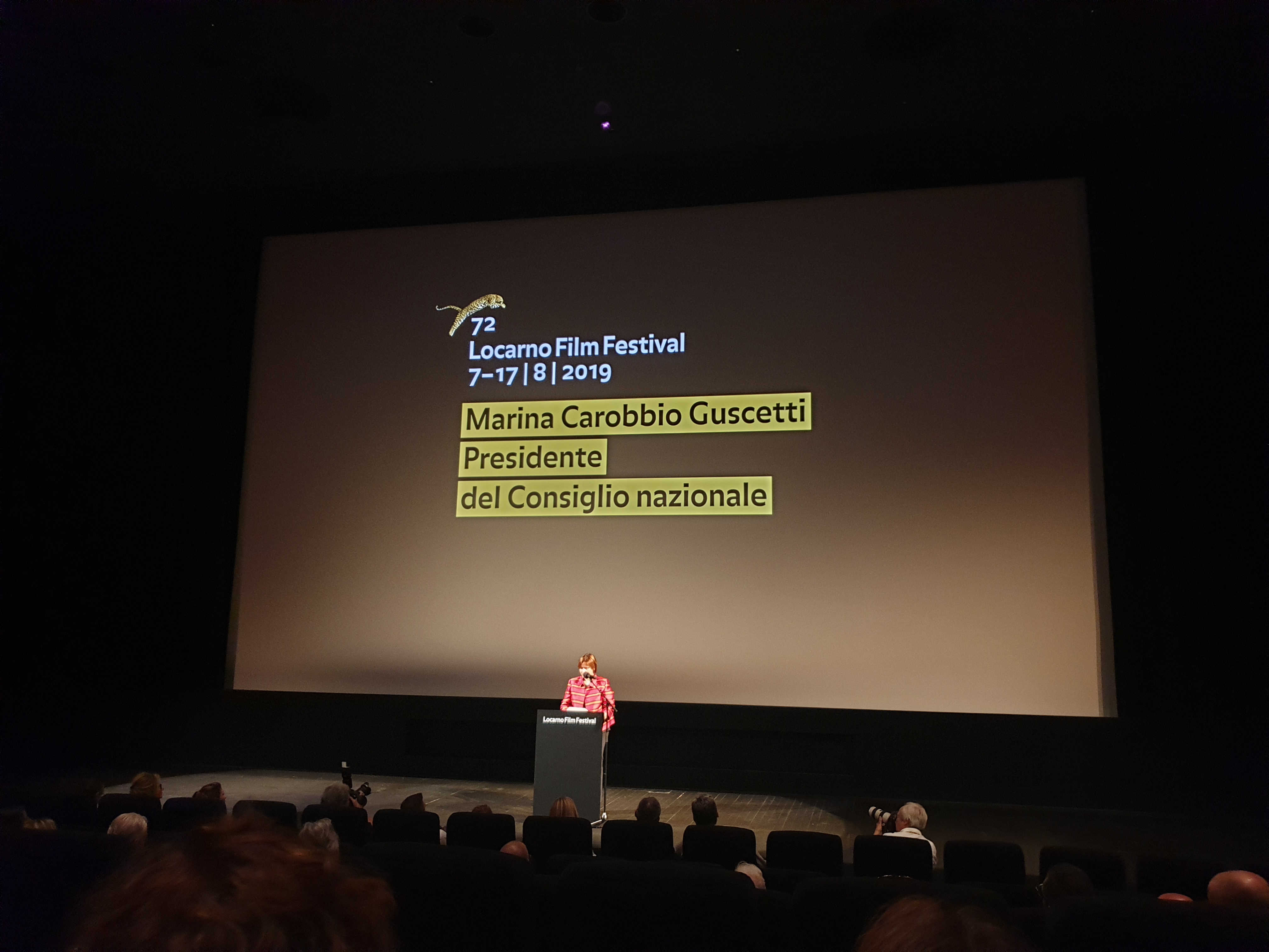 Ricevimento del Gran Consiglio – Film Festival Locarno